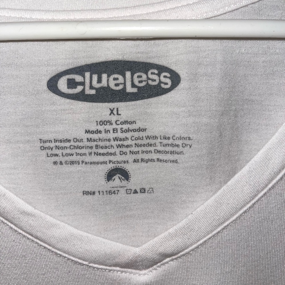 Clueless Super Cute  "As If" V-Neck T-Shirt - Picture 3 of 6